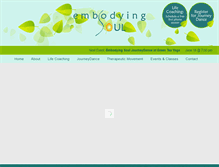 Tablet Screenshot of embodyingsoul.com